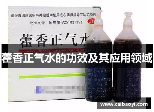 藿香正气水的功效及其应用领域